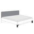 Breda Bianco Oak Upholstered Cushion Headboard - Sizes Available thumbnail 2