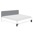 Breda White Upholstered Cushion Headboard - Sizes Available thumbnail 2