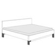 Breda White Wooden Headboard - Sizes Available thumbnail 2