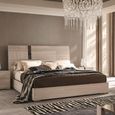 Teodora Italian Cream Gloss 5ft King Size Bed
