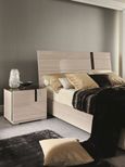 Teodora Bed - Cream Gloss - 5ft King Size
