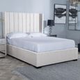 Annabelle Boucle Fabric 4ft 6in Double Ottoman Storage Bed
