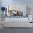 Annabelle Boucle Fabric 4ft 6in Double Ottoman Storage Bed