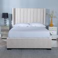 Annabelle Boucle Fabric 4ft 6in Double Ottoman Storage Bed