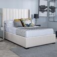 Annabelle Boucle Fabric 4ft 6in Double Ottoman Storage Bed