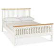 Atlanta Two Tone Bed - High Footend - 4ft Small Double