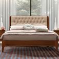 Giotto Bed - 5ft King Size - Walnut