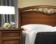 Nostalgia Bed - 6ft Queen Size - Curvo Fregio - Walnut