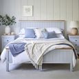 Chantilly Bed - Grey Painted - Wood - Sizes Available
