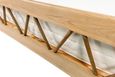 Grace Bed - 4ft 6in Double - High Foot End - Natural Oak