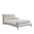 Hemlock Bed - Warm Stone Fabric - Sizes Available