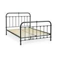Logan Black Metal Bed - Sizes Available