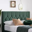 Loxley Bed - Green Fabric - Sizes Available