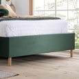Loxley Bed - Green Fabric - Sizes Available