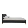 Otley Bed - Charcoal Fabric - Sizes Available