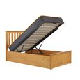 Phoenix Ottoman Storage Bed - Oak - Sizes Available