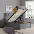 Phoenix Ottoman Storage Bed - Stone Grey - Sizes Available