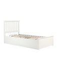 Phoenix Ottoman Storage Bed - White Wood - Sizes Available