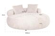 Tivola Cream Fabric Daybed