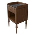 Wynter Bedside Table - 1 Drawer - Mid Gloss Lacquered