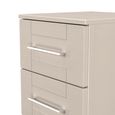 York Bedside Cabinet - 2 Drawer - Cashmere