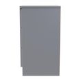 Milan Bedside Cabinet - 3 Drawer - Grey