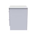 Avon Bedside Cabinet - 2 Drawer - White