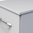 Avon Bedside Cabinet - 3 Drawer - White