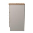 Sussex Bedside Cabinet - 3 Drawer - Cashmere and Oak