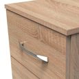 Avon Bedside Cabinet - 3 Drawer - Oak