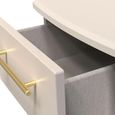 Haworth Bedside Cabinet - 2 Drawer - Cashmere