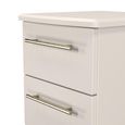 Haworth Bedside Cabinet - 3 Drawer - Cashmere