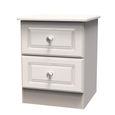 Balmoral Bedside Cabinet - 2 Drawer - Cashmere