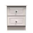 Balmoral Bedside Cabinet - 2 Drawer - Cashmere