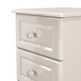 Balmoral Bedside Cabinet - 3 Drawer - Cashmere