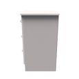 Lumiere Bedside Cabinet - 3 Drawer - Cashmere