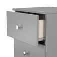 Yarmouth Bedside Cabinet - 2 Drawer - Dusk Grey