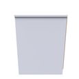 Monaco Bedside Cabinet - 2 Drawer - Cashmere Gloss and White