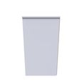 Monaco Bedside Cabinet - 3 Drawer - White