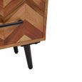Boho Bedside Cabinet - 2 Drawer - Mango Wood