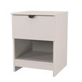 Bora Bedside Cabinet - 1 Drawer - Open Shelf - Kashmir Matt