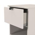 Bora Bedside Cabinet - 1 Drawer - Open Shelf - Kashmir Matt