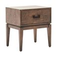 Dimaro Bedside Table - 1 Drawer - Elm Wood