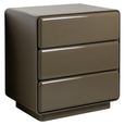 Demy Bedside Cabinet - 3 Drawer - Clay Green - Wood