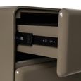 Demy Bedside Cabinet - 3 Drawer - Clay Green - Wood