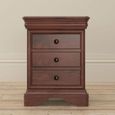 Antoinette Bedside Cabinet - 3 Drawer - Cherrywood