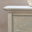 Camille Bedside Table - 1 Drawer - Grey Oak