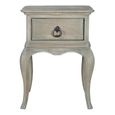 Camille Bedside Table - 1 Drawer - Grey Oak