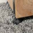 Chunky Bedside Cabinet - 1 Door - 1 Drawer - Natural - Fir Wood