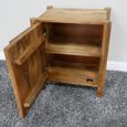 Bedside Cabinet - 1 Door - Acacia Wood